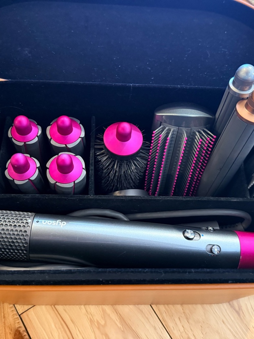 Dyson Airwrap Multi-Styler Set — Gray and Pink/Fuchsia